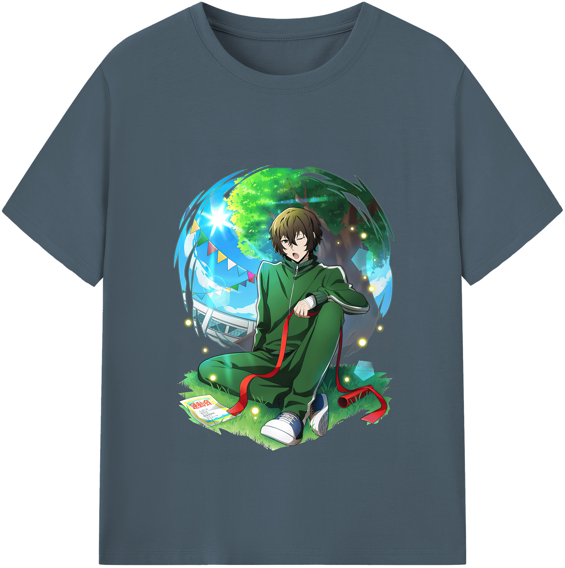 （画像用） 文豪ストレイドッグス Bungo Stray Dogs 綿100％半袖Tシャツ（フロントプリント）